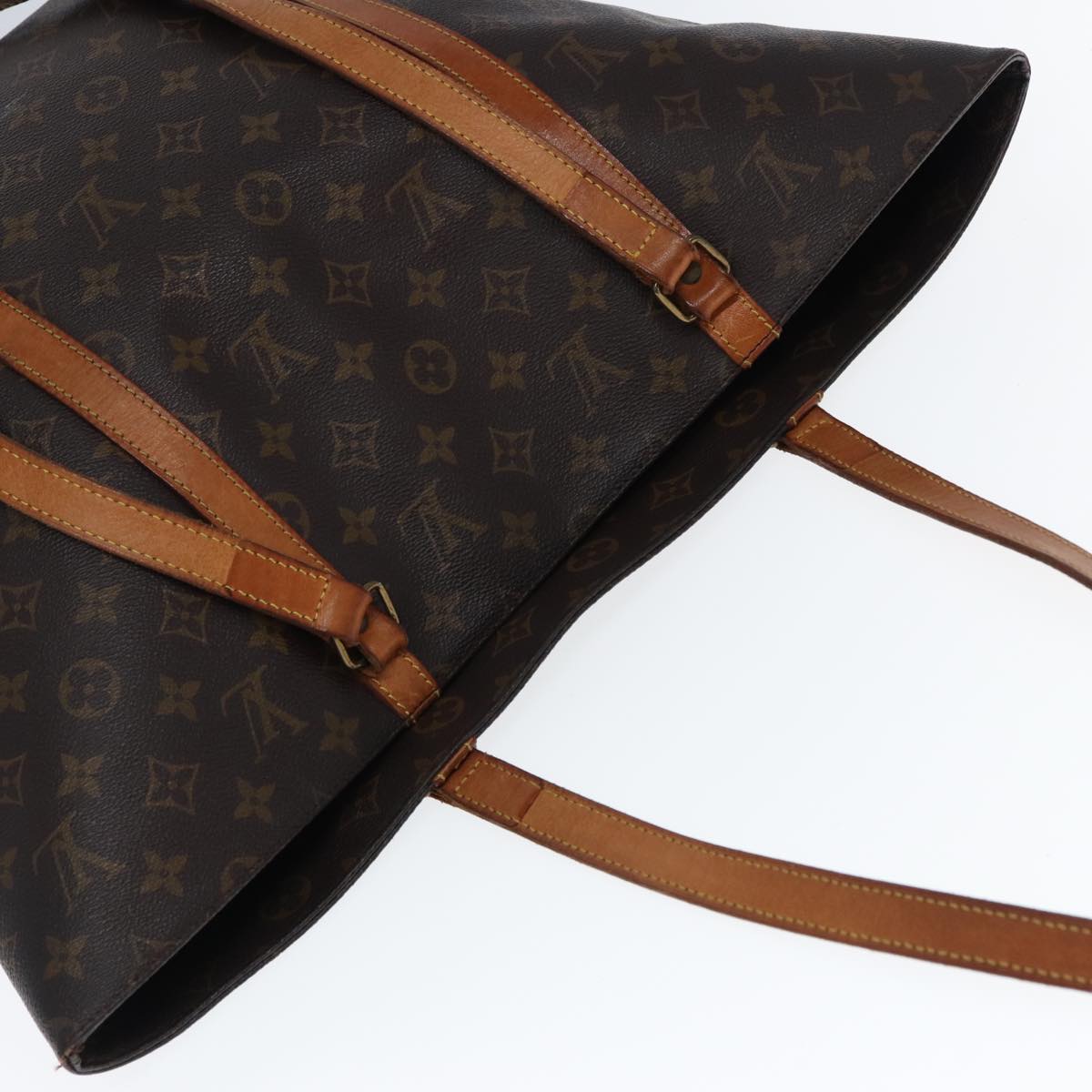 LOUIS VUITTON Monogram Sac Shopping Tote Bag M51108 LV Auth ac3037