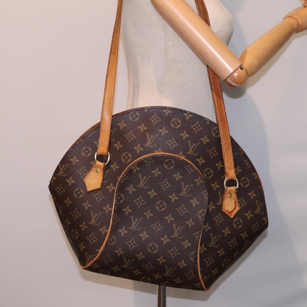 LOUIS VUITTON Monogram Ellipse Shopping Shoulder Bag M51128 LV Auth ac3038