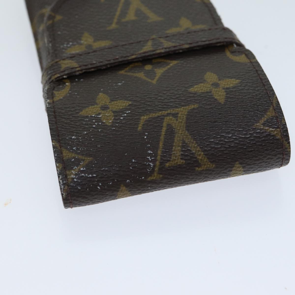 LOUIS VUITTON Monogram Etui Lunette Rabat Glasses Case M62970 LV Auth ac3066