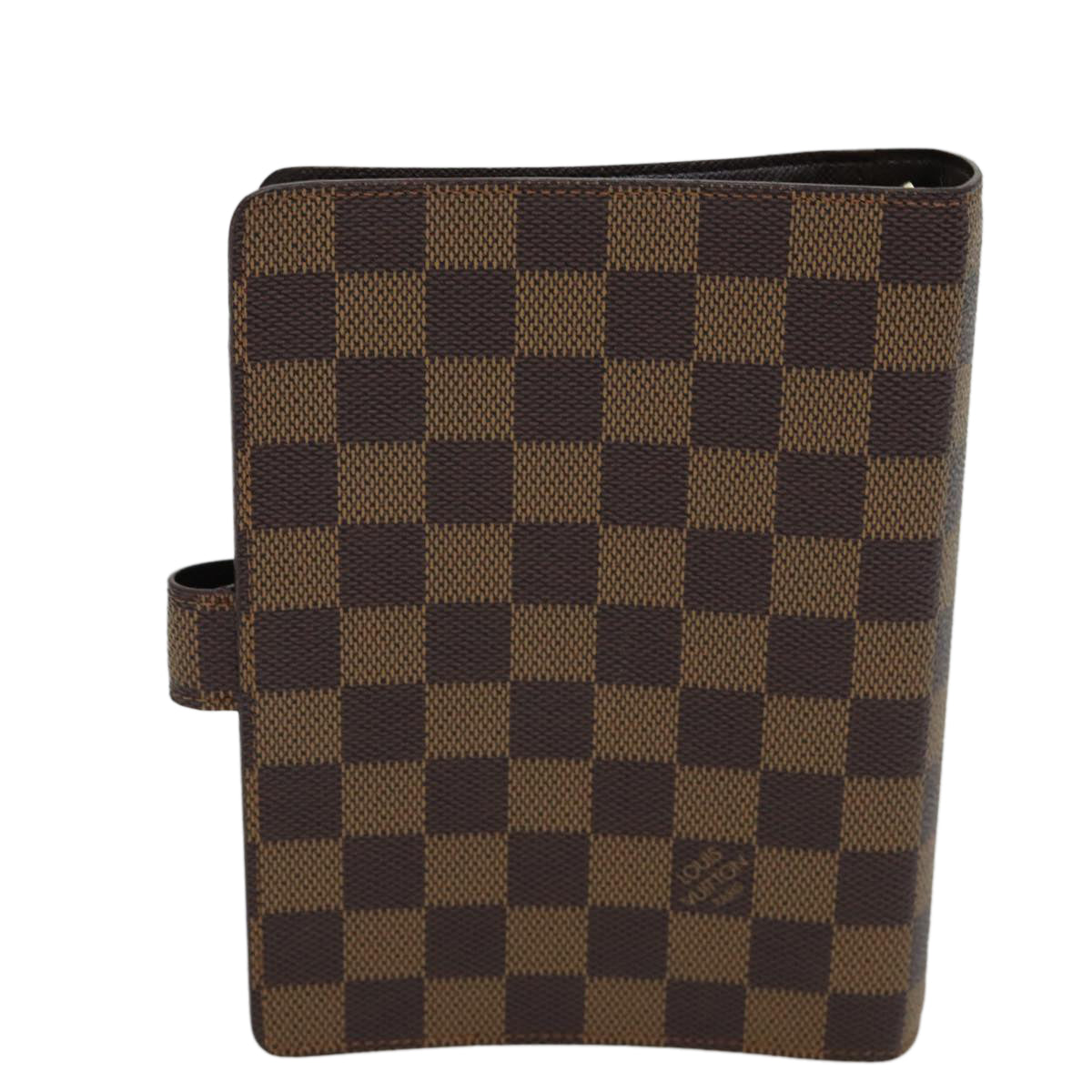 LOUIS VUITTON Damier Ebene Agenda MM Day Planner Cover R20240 LV Auth ac3076