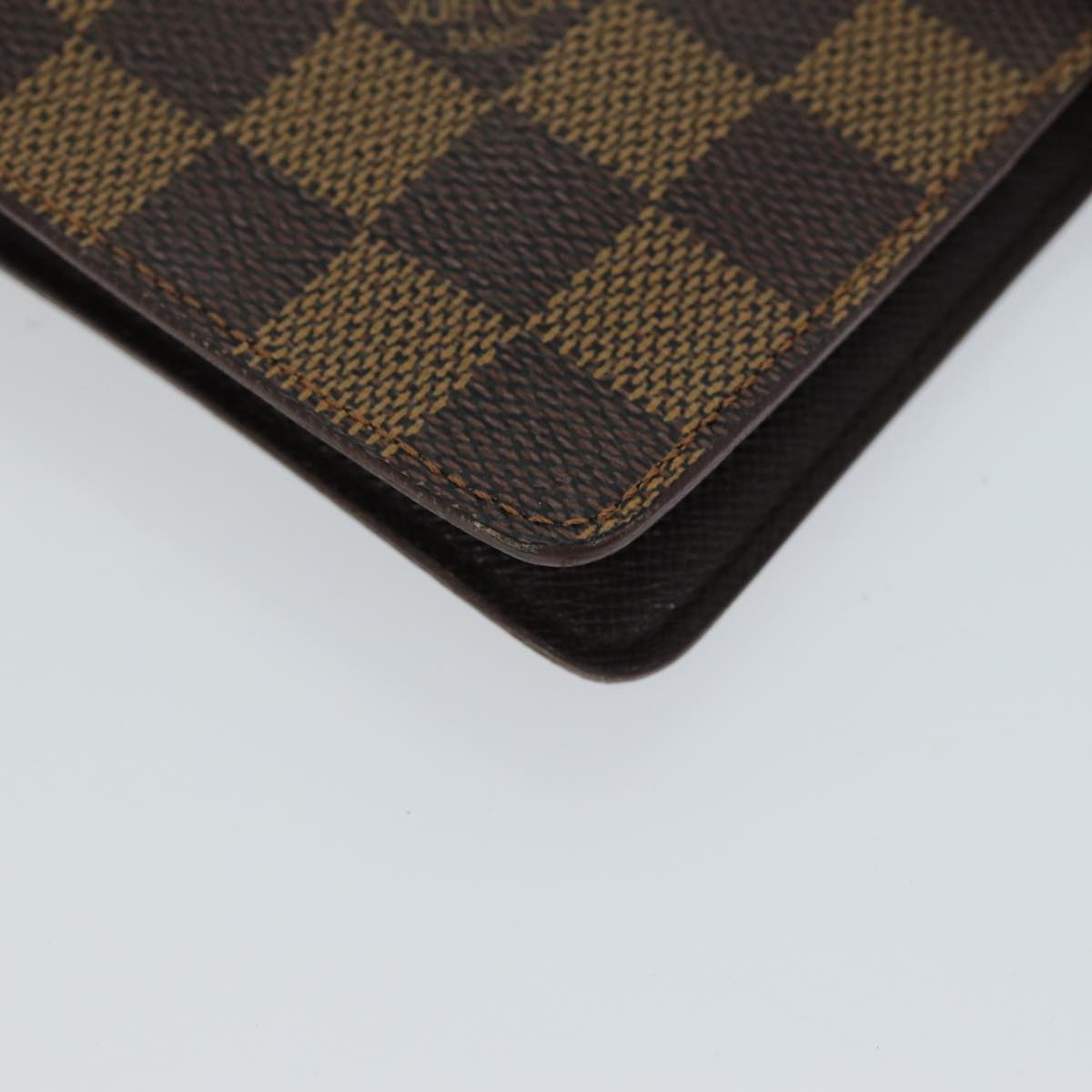 LOUIS VUITTON Damier Ebene Agenda MM Day Planner Cover R20240 LV Auth ac3076