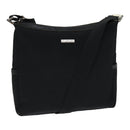 GUCCI Shoulder Bag Canvas Black 019 0418 002058 Auth ac3088-1