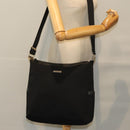 GUCCI Shoulder Bag Canvas Black 019 0418 002058 Auth ac3088-23