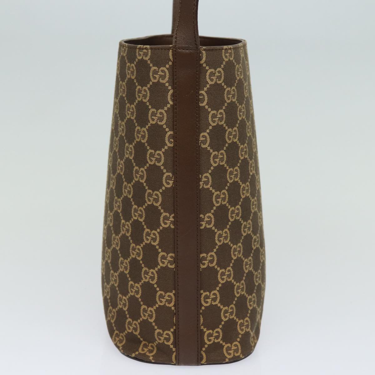 GUCCI GG Canvas Shoulder Bag Brown 001 4286 Auth ac3098