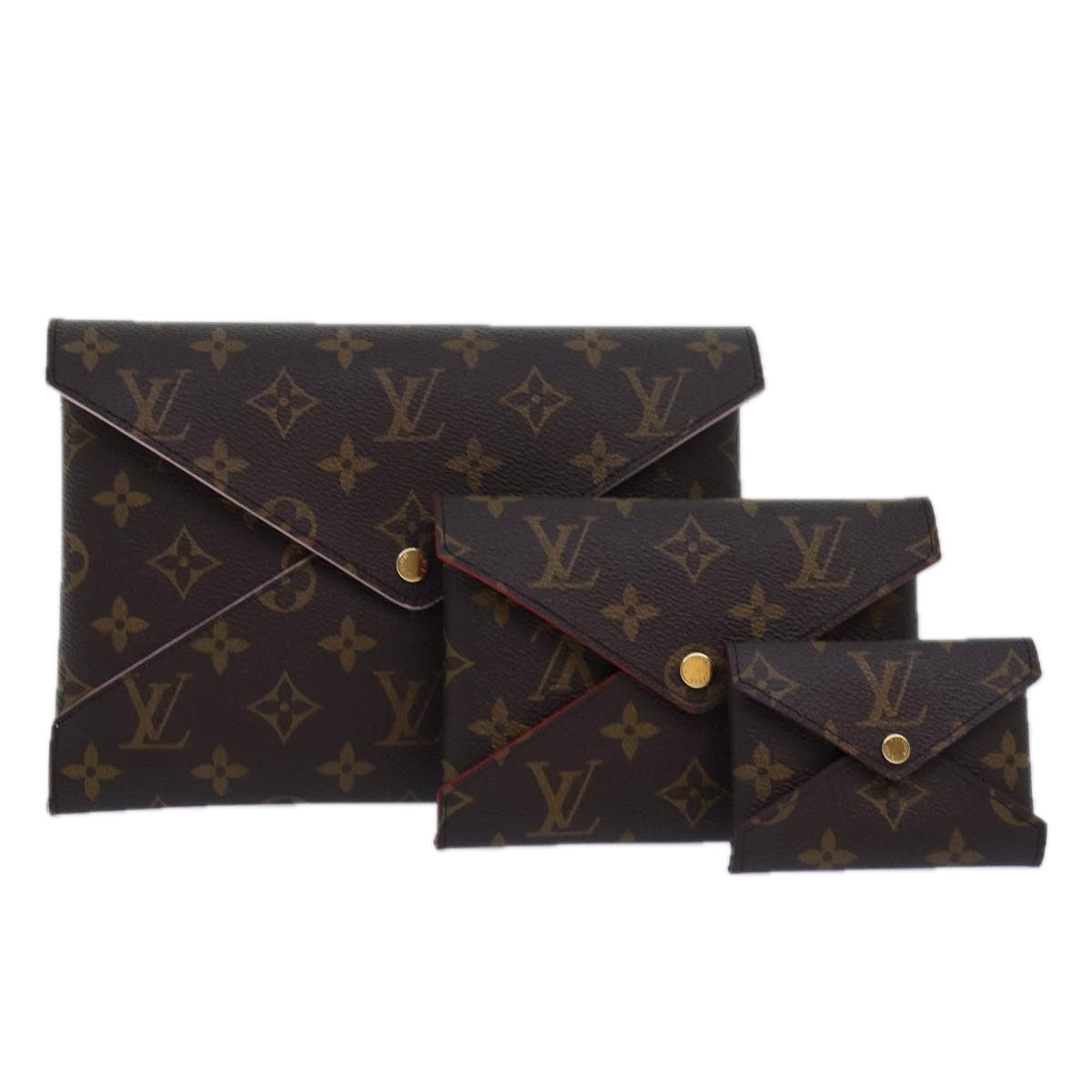 LOUIS VUITTON Monogram Clutch Bag Pochette Kirigami Pouch M62034 LV Auth ac3104A