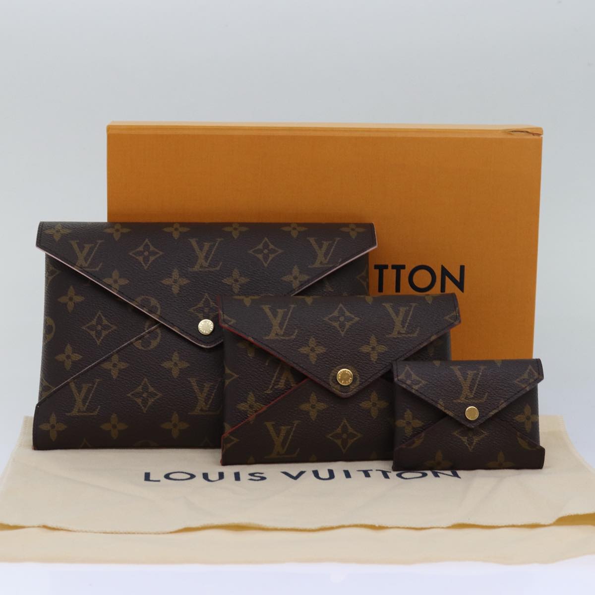 LOUIS VUITTON Monogram Clutch Bag Pochette Kirigami Pouch M62034 LV Auth ac3104A