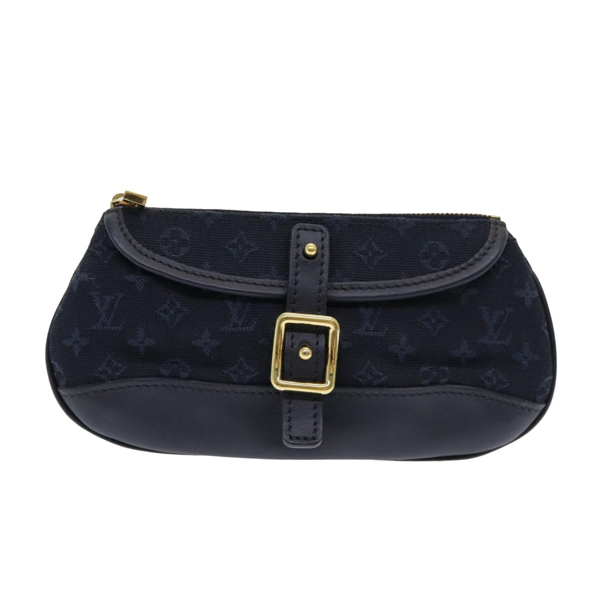 LOUIS VUITTON Monogram Mini Ansophie Pouch TST Blue M92697 LV Auth ac3116 - 0