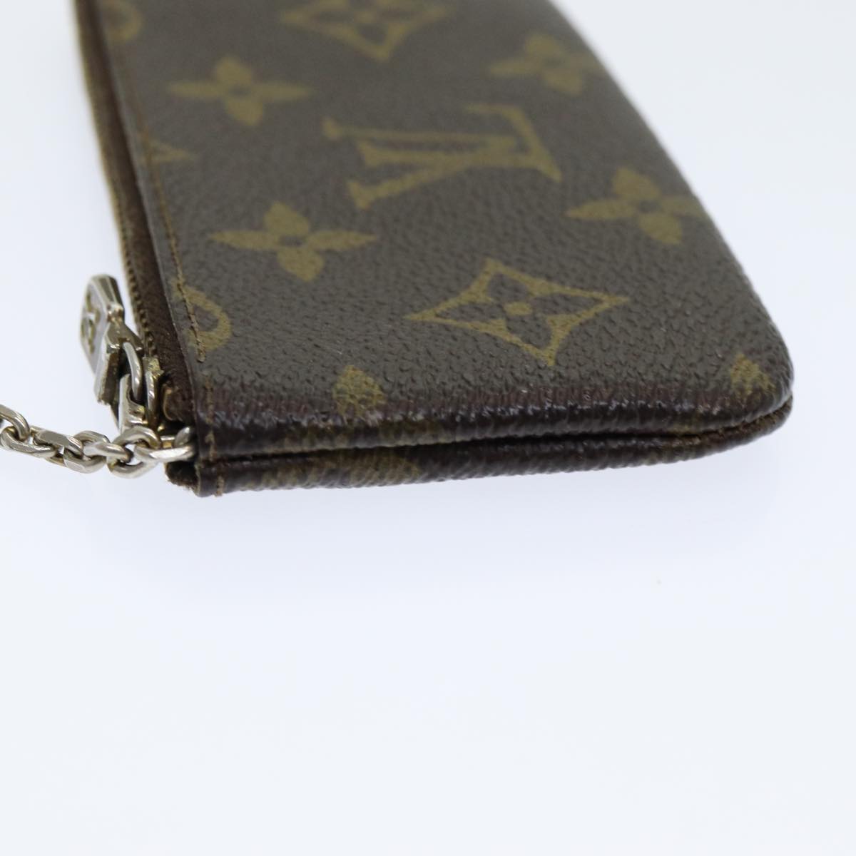 LOUIS VUITTON Monogram Pochette Cles Coin Purse M62650 LV Auth ac3118