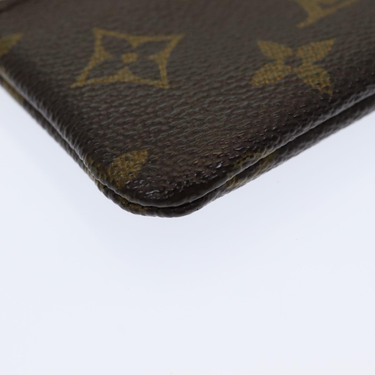 LOUIS VUITTON Monogram Pochette Cles Coin Purse M62650 LV Auth ac3119