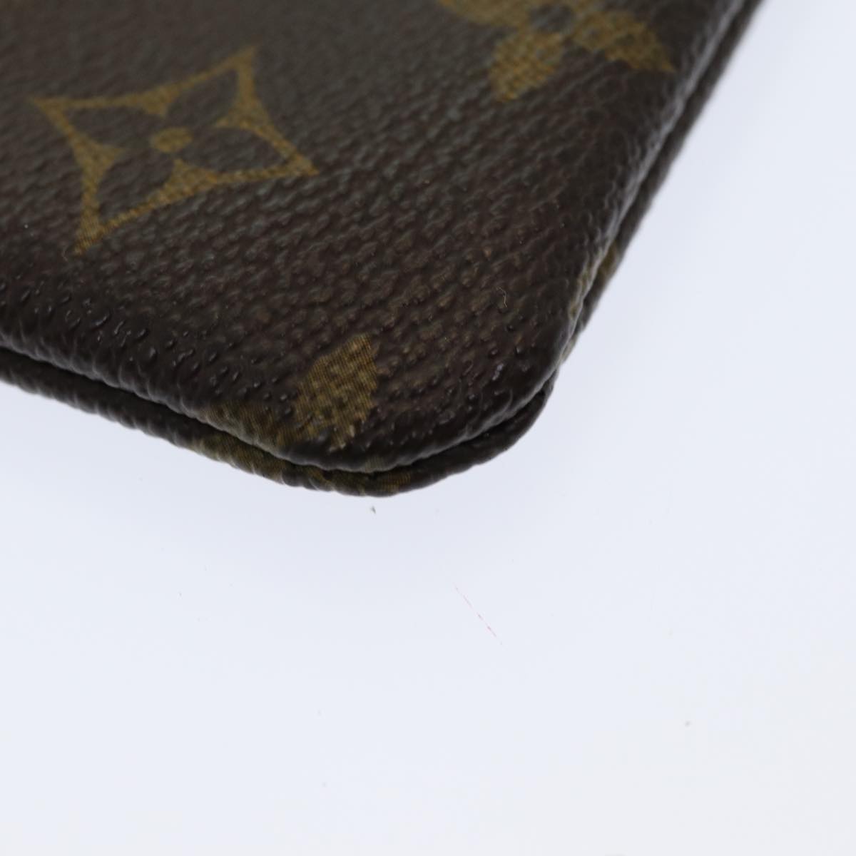 LOUIS VUITTON Monogram Pochette Cles Coin Purse M62650 LV Auth ac3119