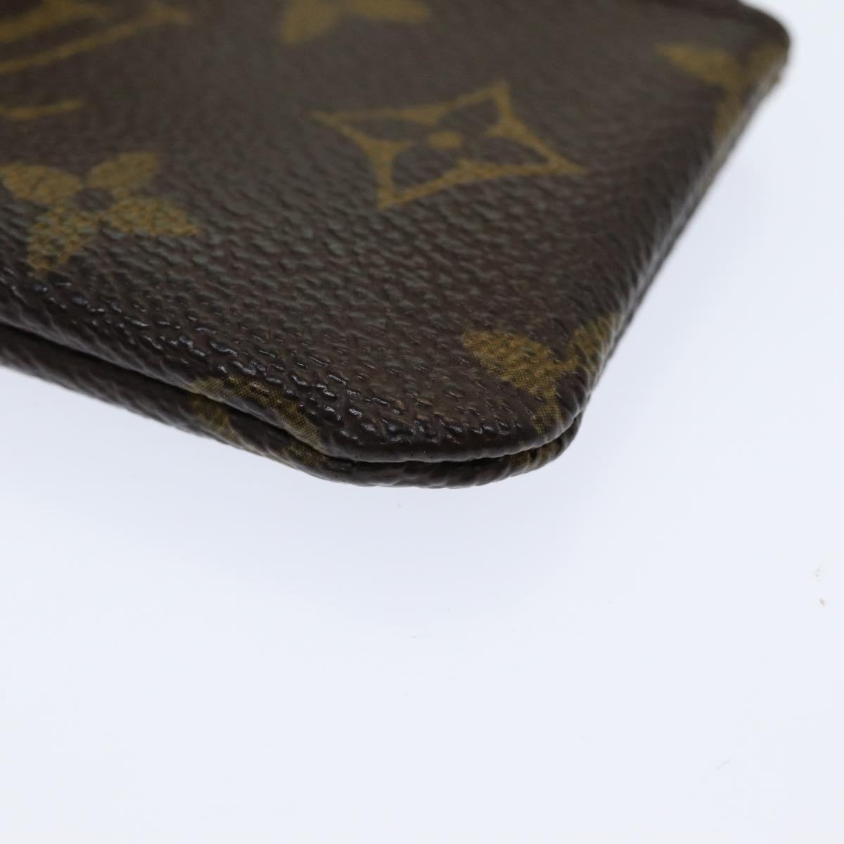 LOUIS VUITTON Monogram Pochette Cles Coin Purse M62650 LV Auth ac3119