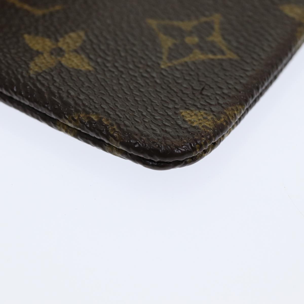 LOUIS VUITTON Monogram Pochette Cles Coin Purse M62650 LV Auth ac3120