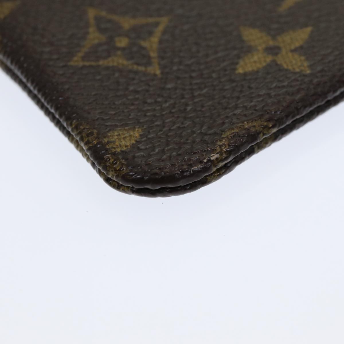 LOUIS VUITTON Monogram Pochette Cles Coin Purse M62650 LV Auth ac3120