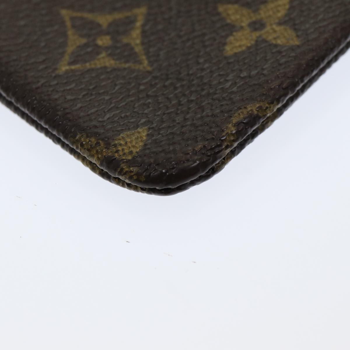 LOUIS VUITTON Monogram Pochette Cles Coin Purse M62650 LV Auth ac3120