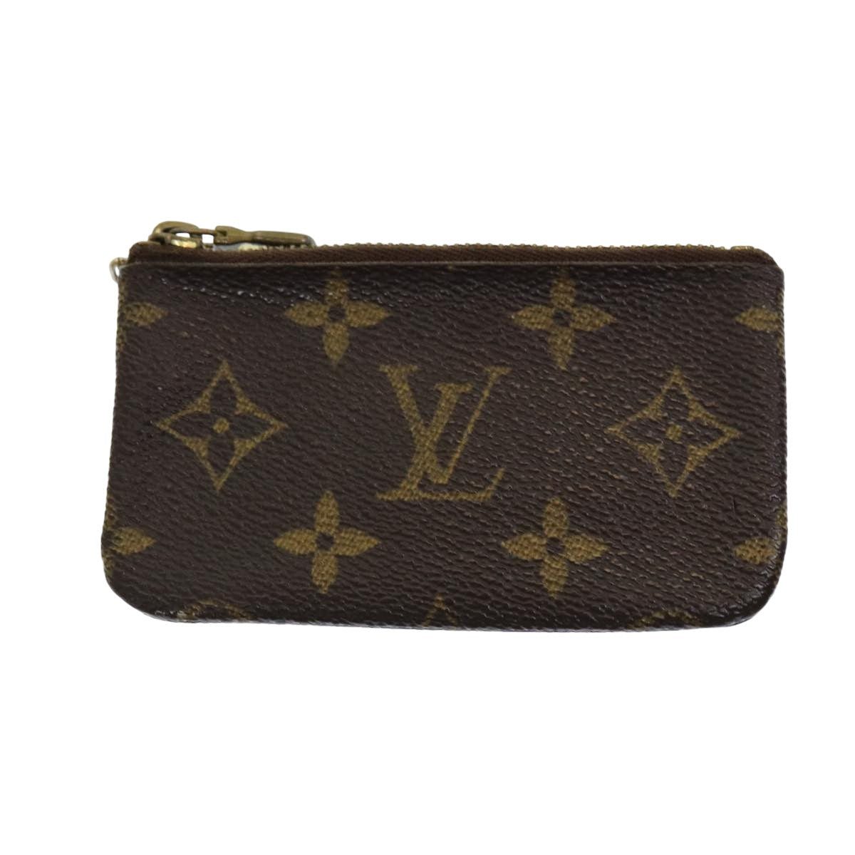 LOUIS VUITTON Monogram Pochette Cles Coin Purse M62650 LV Auth ac3120