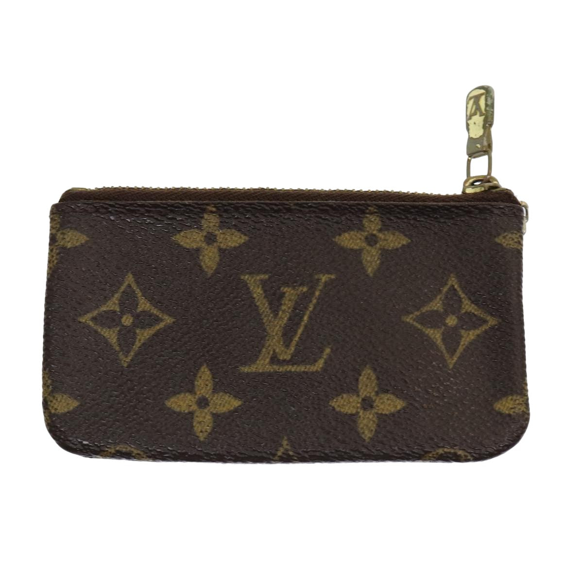 LOUIS VUITTON Monogram Pochette Cles Coin Purse M62650 LV Auth ac3120 - 0