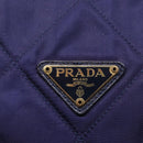 PRADA Chain Shoulder Bag Nylon Purple Auth ac3138-17