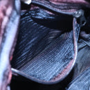 PRADA Chain Shoulder Bag Nylon Purple Auth ac3138-21