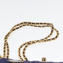 PRADA Chain Shoulder Bag Nylon Purple Auth ac3138-8