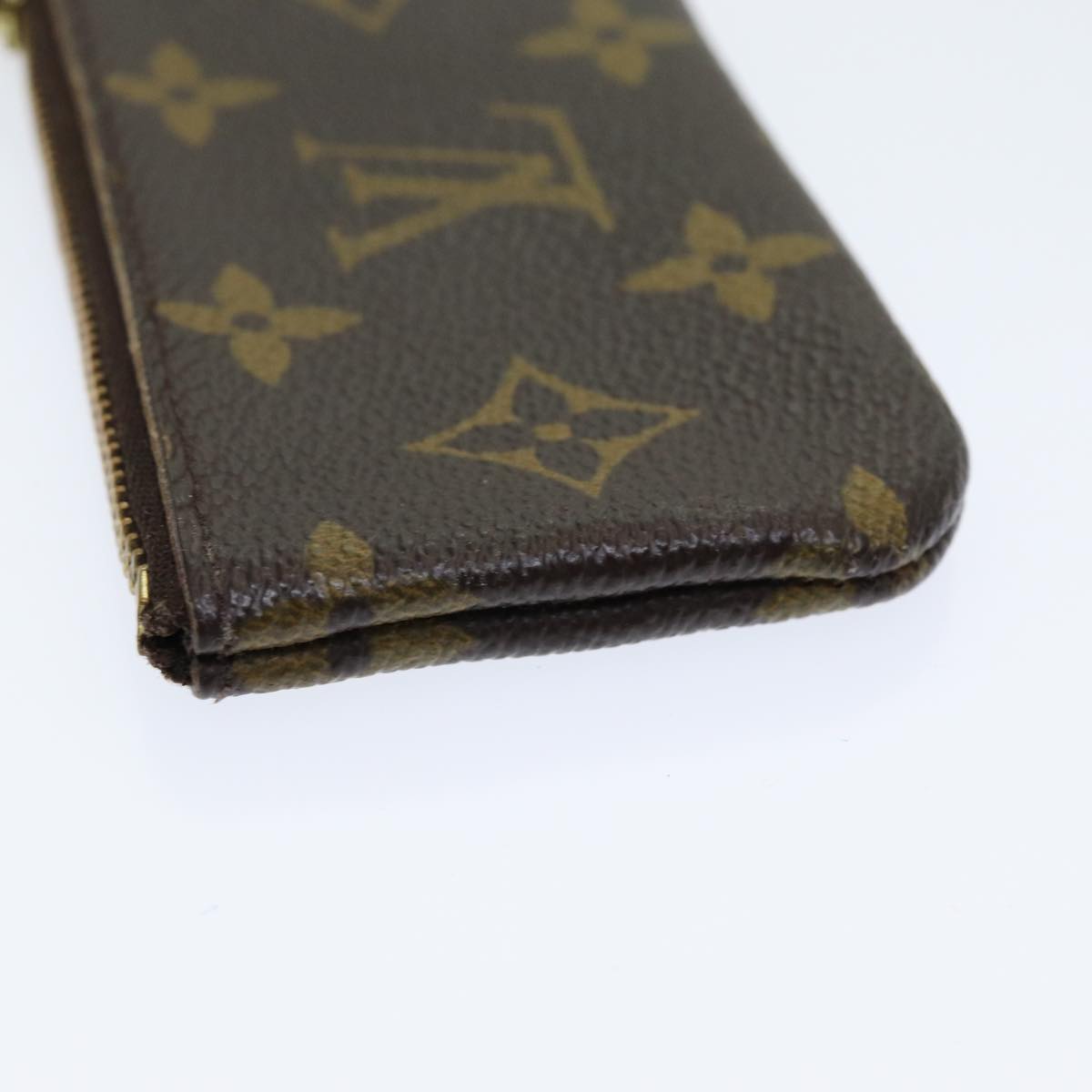 LOUIS VUITTON Monogram Pochette Cles Coin Purse M62650 LV Auth ac3150