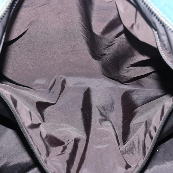 PRADA Shoulder Bag Canvas Beige Auth ac3161