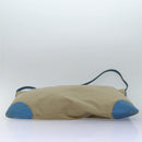 PRADA Shoulder Bag Canvas Beige Auth ac3161-5