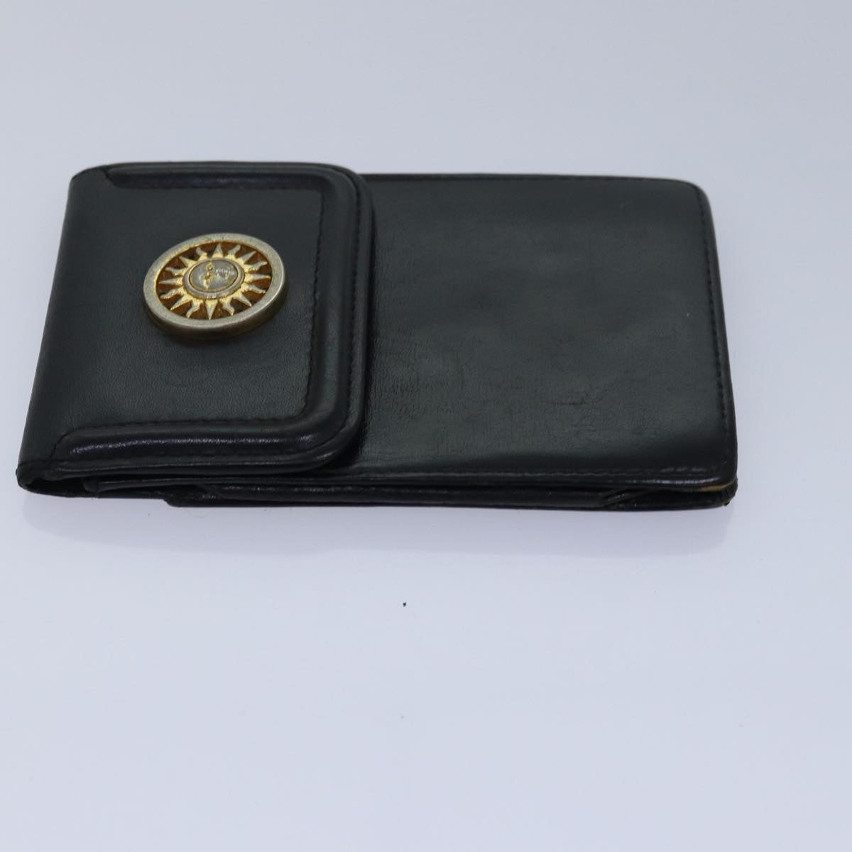 Gianni Versace Gianni Versace Barry Key Case Leather 3Set Black Auth ac3163