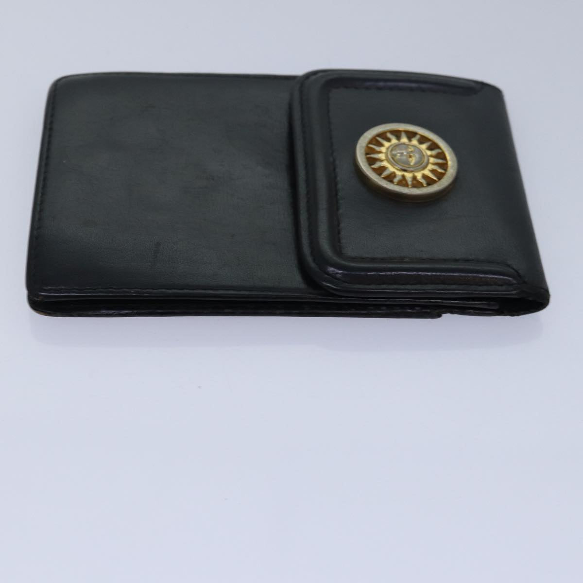 Gianni Versace Gianni Versace Barry Key Case Leather 3Set Black Auth ac3163