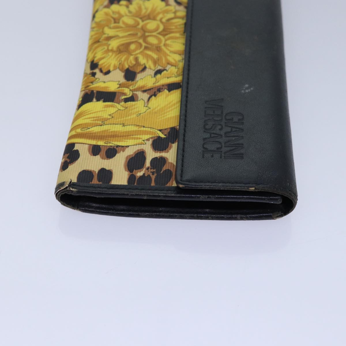 Gianni Versace Gianni Versace Barry Key Case Leather 3Set Black Auth ac3163