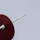 Christian Dior Trotter Canvas Valletta Hair Clip Red Auth ac3166-10