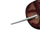 Christian Dior Trotter Canvas Valletta Hair Clip Red Auth ac3166-2