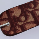 Christian Dior Trotter Canvas Valletta Hair Clip Red Auth ac3166-3