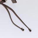 MCM Vicetos Logogram Shoulder Bag Leather 2way Pink Silver Auth ac3169-17