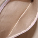 MCM Vicetos Logogram Shoulder Bag Leather 2way Pink Silver Auth ac3169-21