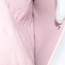 MCM Vicetos Logogram Shoulder Bag Leather 2way Pink Silver Auth ac3169-23