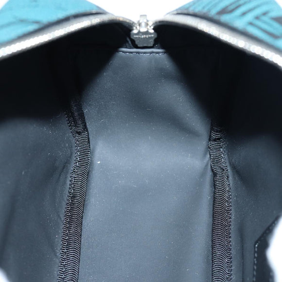 SAINT LAURENT Pouch PVC Green Auth ac3173