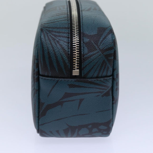 SAINT LAURENT Pouch PVC Green Auth ac3173