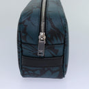 SAINT LAURENT Pouch PVC Green Auth ac3173-4