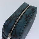 SAINT LAURENT Pouch PVC Green Auth ac3173-5