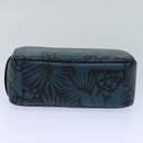 SAINT LAURENT Pouch PVC Green Auth ac3173-6