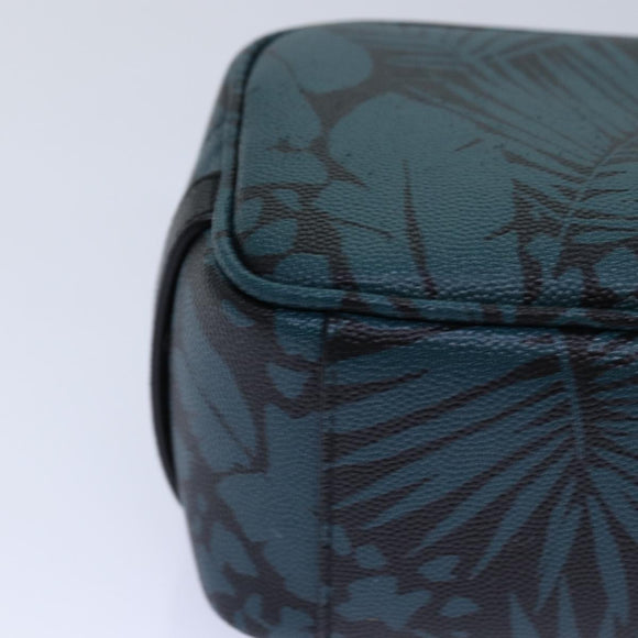 SAINT LAURENT Pouch PVC Green Auth ac3173