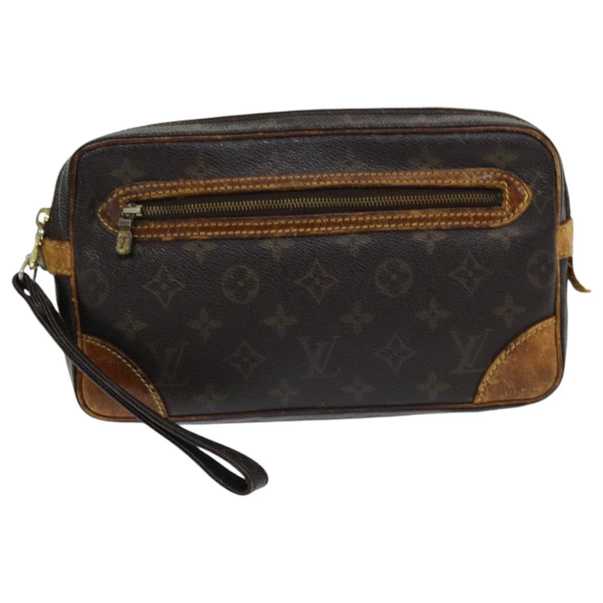 LOUIS VUITTON Monogram Marly Dragonne GM Clutch Bag M51825 LV Auth ac3183