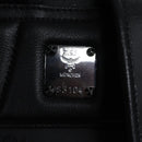 MCM Vicetos Logogram Studs Backpack PVC Black Auth ac3197-11