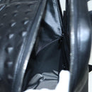 MCM Vicetos Logogram Studs Backpack PVC Black Auth ac3197-24