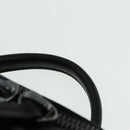 MCM Vicetos Logogram Studs Backpack PVC Black Auth ac3197-14