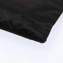 PRADA Shoulder Bag Satin Silver Black Auth ac3203-15