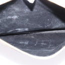 CELINE Trio Shoulder Bag Leather Beige Gold Auth ac3212-10