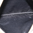 CELINE Trio Shoulder Bag Leather Beige Gold Auth ac3212-20