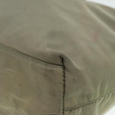 PRADA Tote Bag Nylon Beige Auth ac3213-14