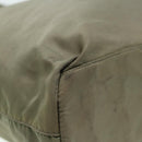 PRADA Tote Bag Nylon Beige Auth ac3213-15